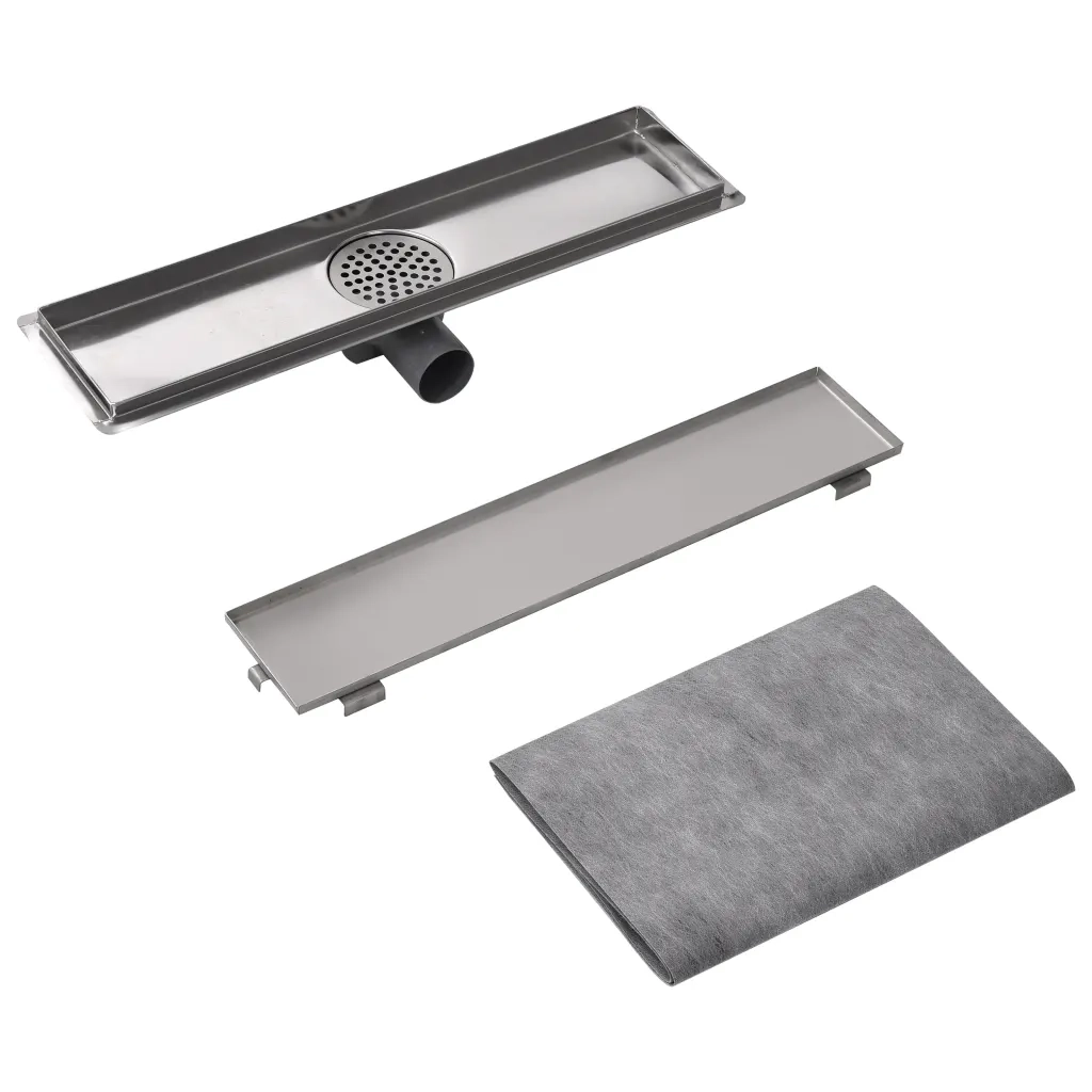 Canaletta di Drenaggio Lineare 530x140 mm in Acciaio Inox 142171