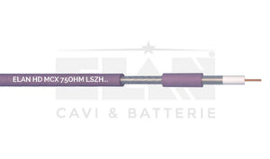 MATASSA CAVO ELAN COASSIALE HD MICROCOAX (MCX) 75 OHM GUAINA LSZH 081491 100MT