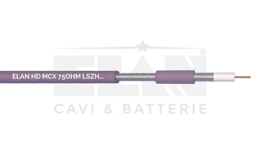 MATASSA CAVO ELAN COASSIALE HD MICROCOAX (MCX) 75 OHM GUAINA LSZH 081491 100MT