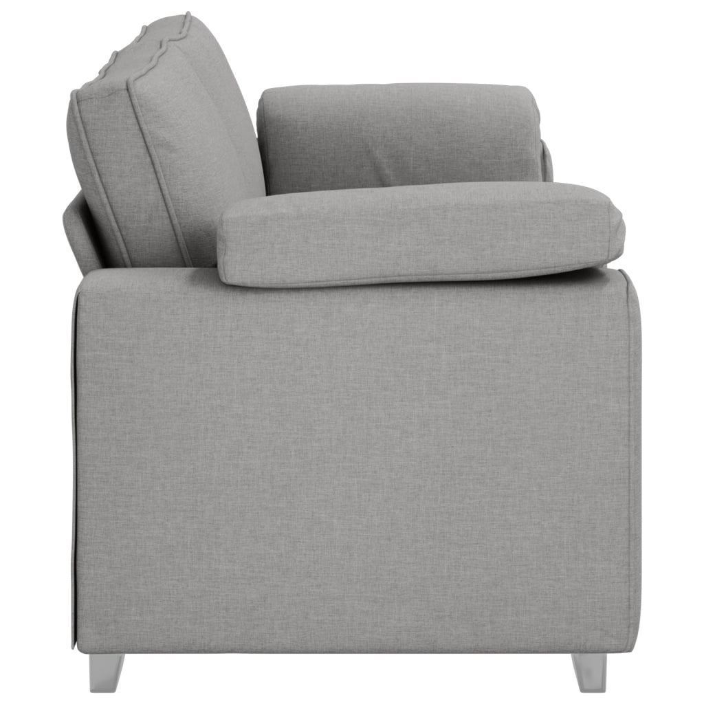 Divano a 3 posti  Grigio Nuvola 178 cm in Tessuto
