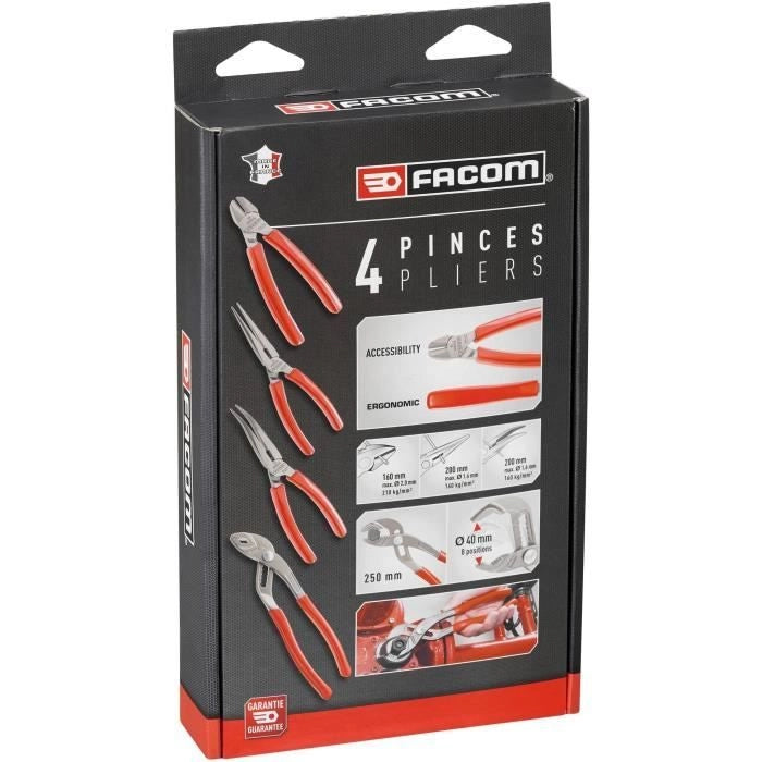 Set di 4 pinze - FACOM - GJP.A4PB - Serie G