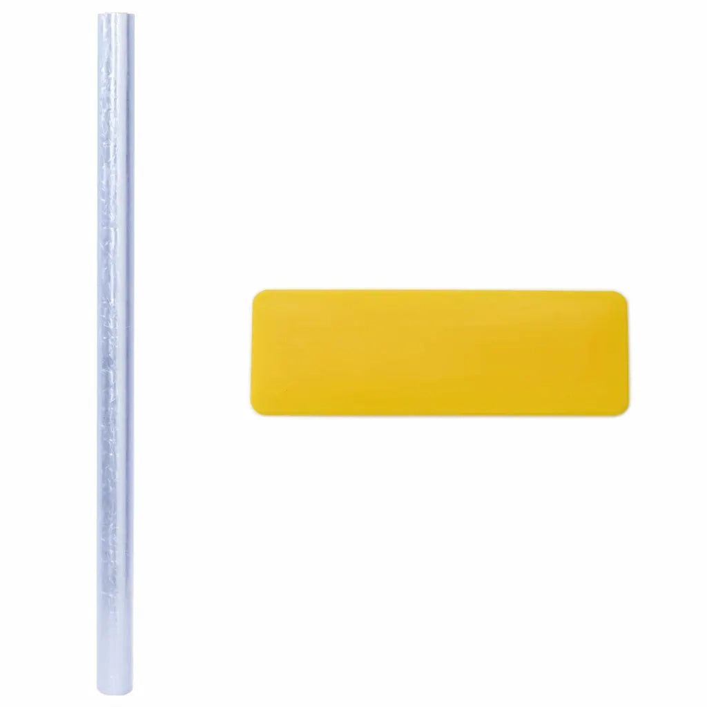 Pellicola statica per finestre Trasparente 60 x 1000 cm PVC CFW7319059