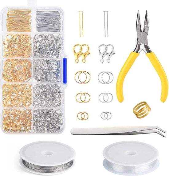 Kit per iniziati per creazione di gioielli - set completo per la riparazione e la creazione di gioielli
