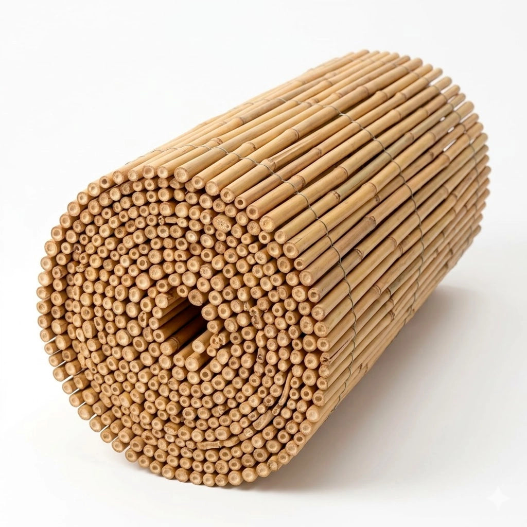 Arella In Bambù Naturale Per Recinzioni E Coperture Esterno Schermo Privacy Stuoia In Canna Bamboo Ombreggiante Giardino Balcone 2.5 x 3 M