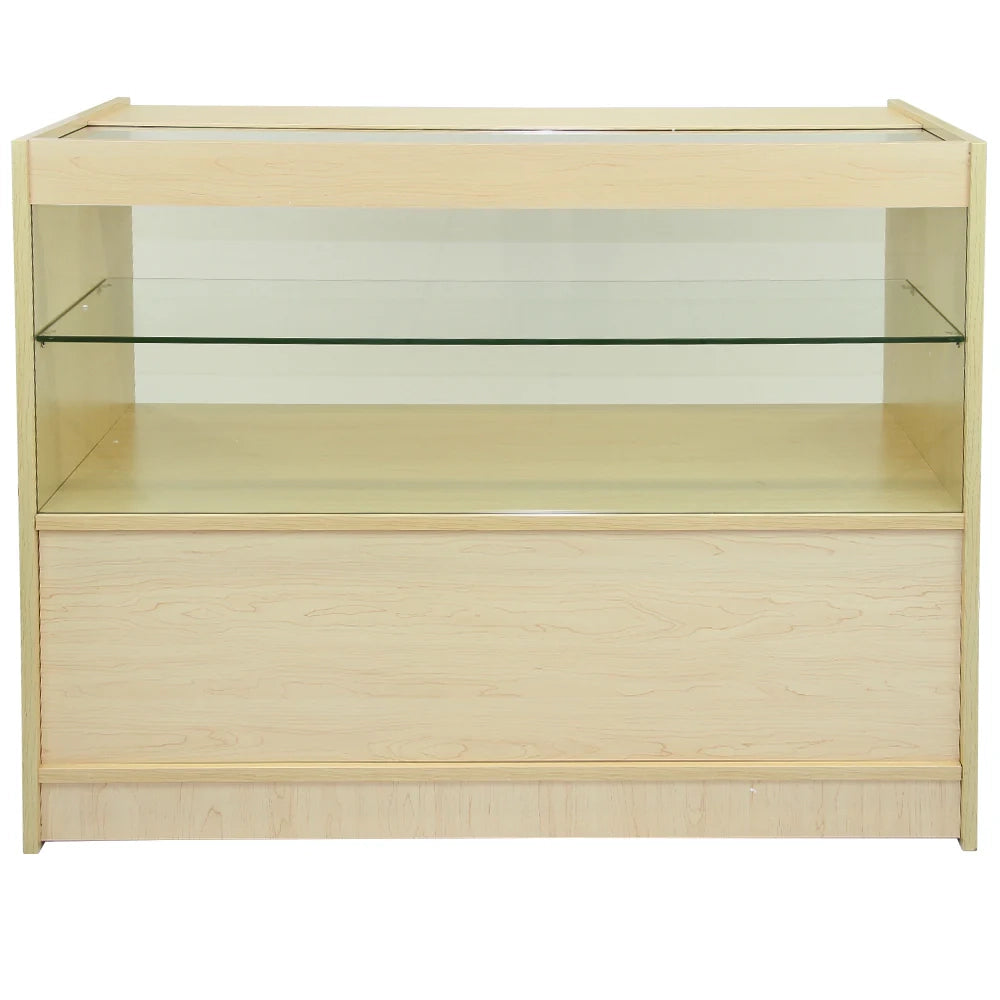 Banco C1200 con Finitura in Acero da Negozio e Reception Elegante Solido Robusto