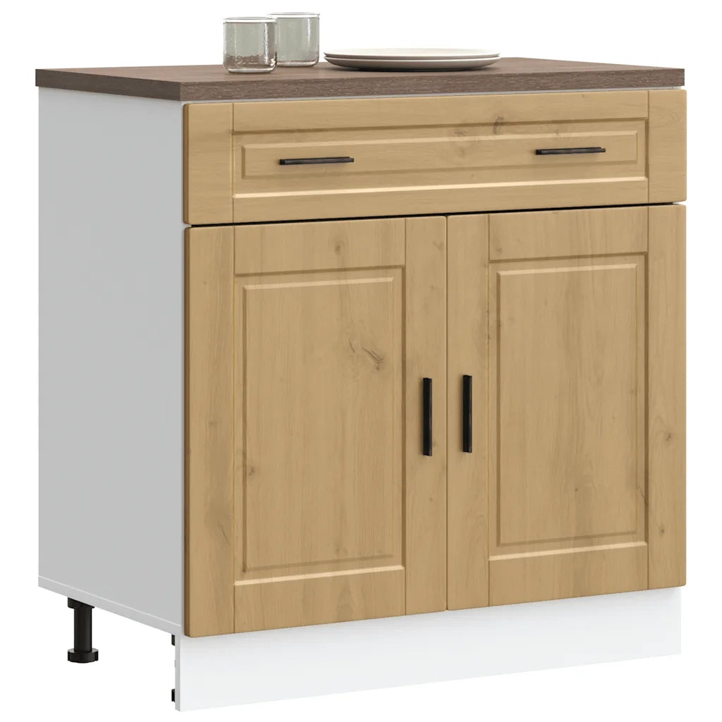 Base da Cucina-Mobile Base da Cucina Porto Rovere Artigianale Legno Multistrato 800195