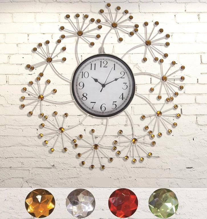 Orologio da Parete Alissa con Rubini 60 cm Vari Colori