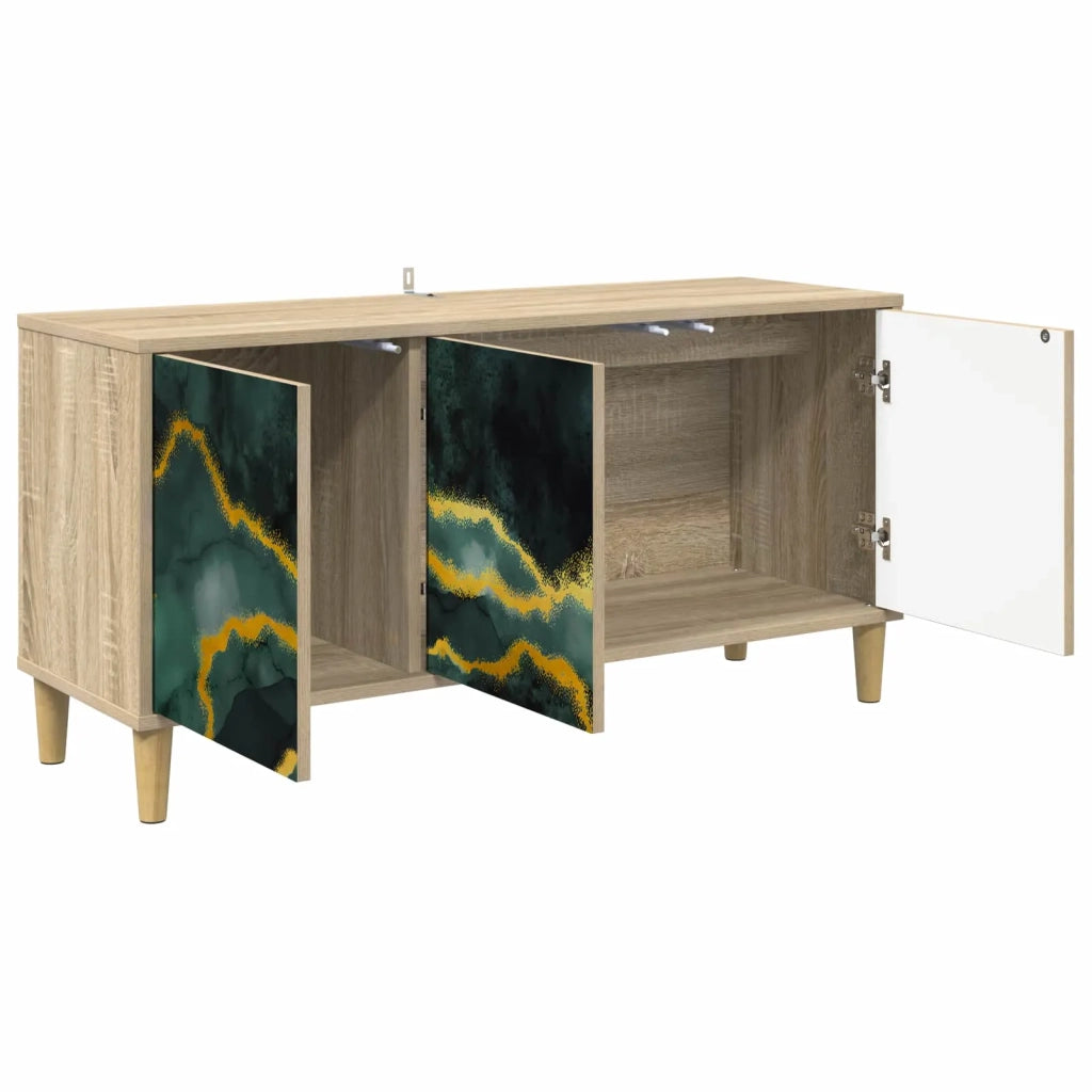 Mobile TV WIJHE 102 x 33 x 50 cm Sonoma Legno ingegnerizzato 8007074