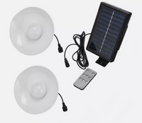 Coppia Lampade a Sospensione Lampadario Faretto Faro Campeggio Energia Solare