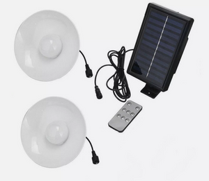 Coppia Lampade a Sospensione Lampadario Faretto Faro Campeggio Energia Solare