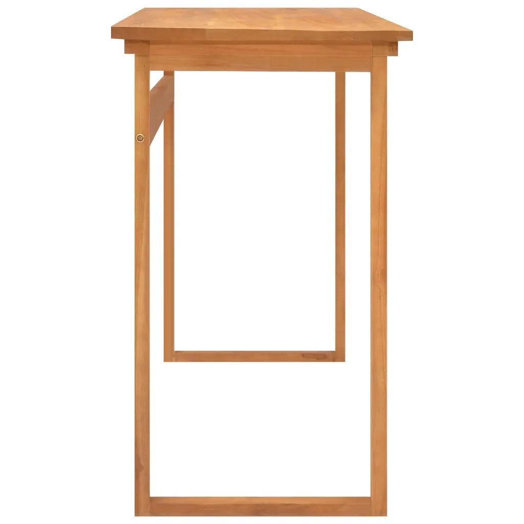 Scrivania 120x45x75 cm in Legno Massello di Teak cod mxl 57344