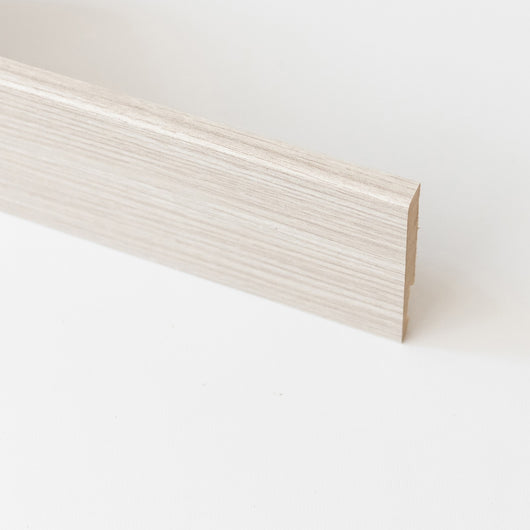 battiscopa in mdf rovere sbiancato mm.11/14x80x2400 cod:ferx.2226