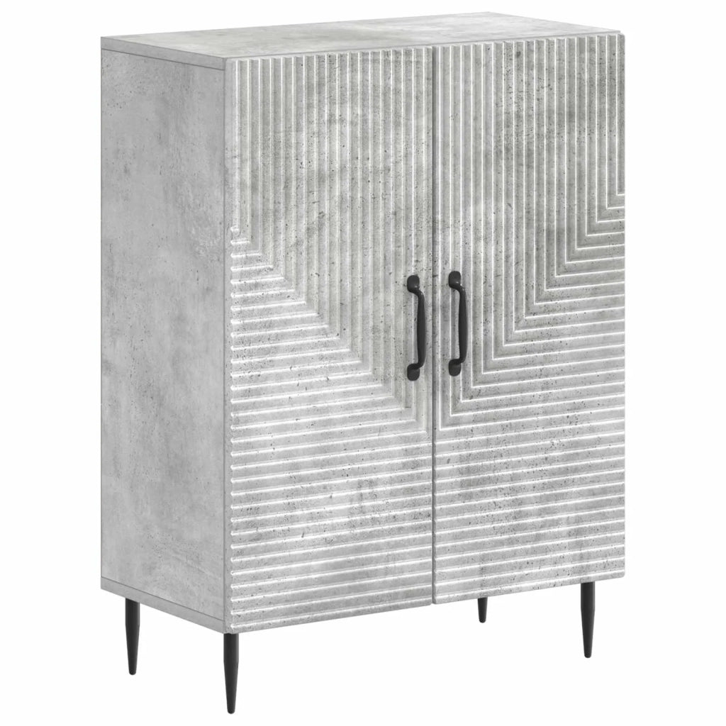 Mobiletto da Bagno HAARLEM Grigio Cemento 59,5 x 31 x 80 cm 896838