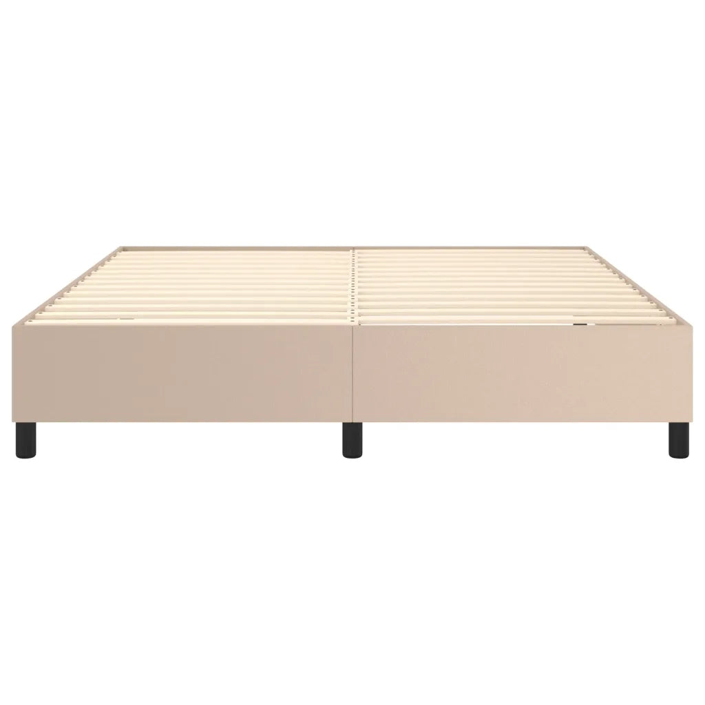 Giroletto a Molle con Materasso Cappuccino 180x200cm Similpelle 3129050