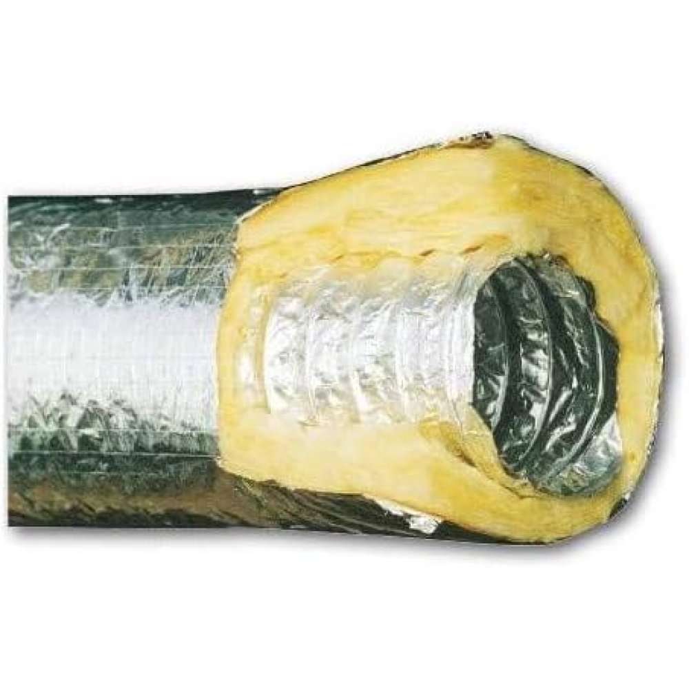 Tubo flessibile isolato allumini o d.127 mm vecamco 9899-602-600