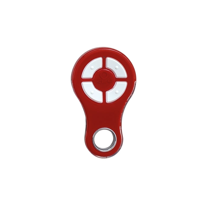 10 PZ RADIOCOMANDO ROSSO RESISTENTE ALL'ACQUA 4 CH 433 MHZ KEY AUTOMATION 44CR