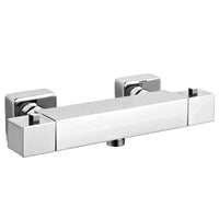 Miscelatore doccia termostatico quadrato un attacco inferiore