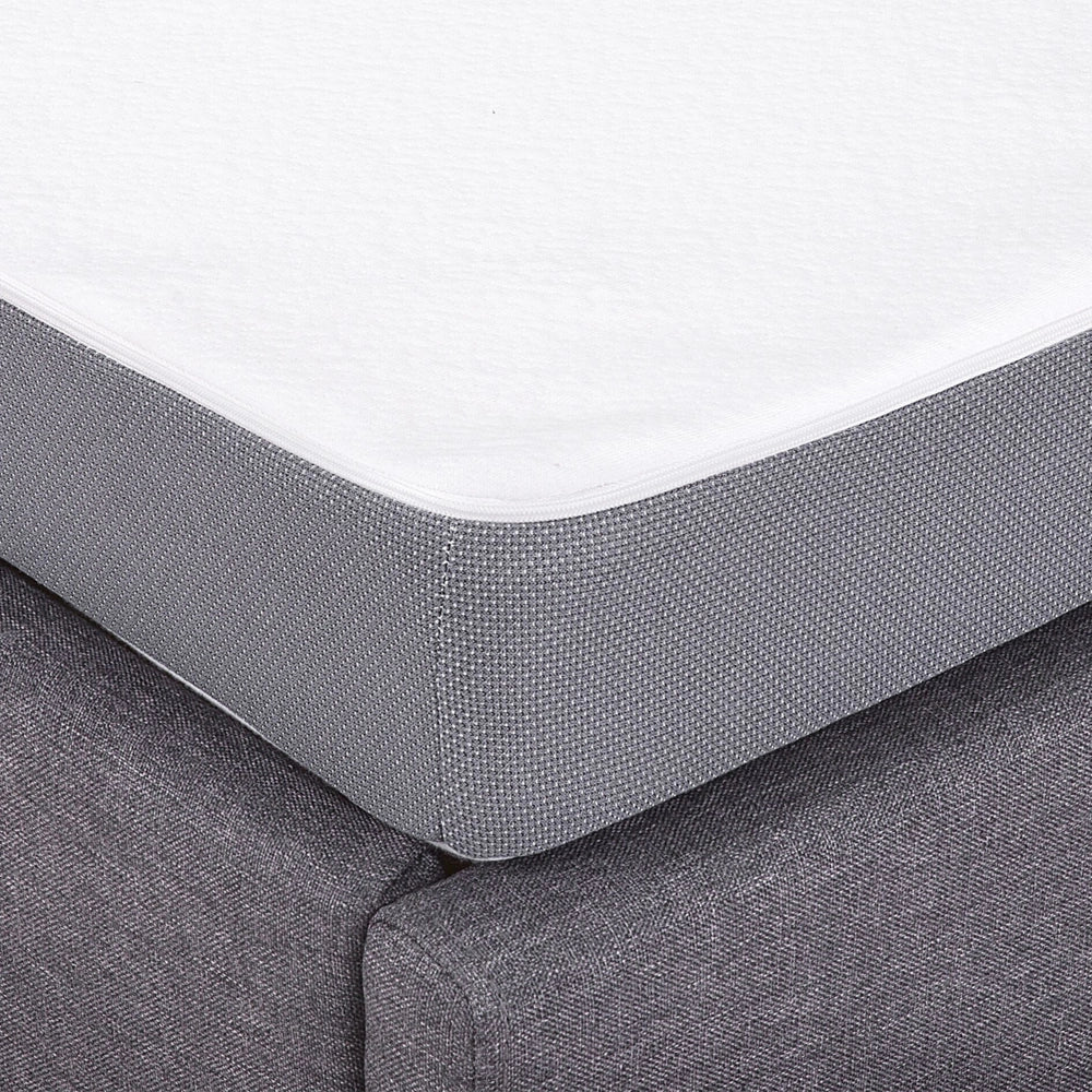 Materasso in schiuma bianca Small 80 x 200 cm Fodera con cerniera