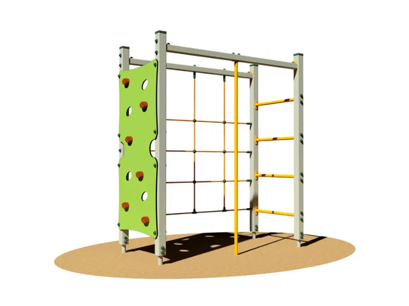 Palestrina Jenetix 714 Giochipark arrampicata rete pertica spalliera 100x210x245h