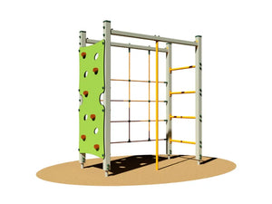 Palestrina Jenetix 714 Giochipark arrampicata rete pertica spalliera 100x210x245h