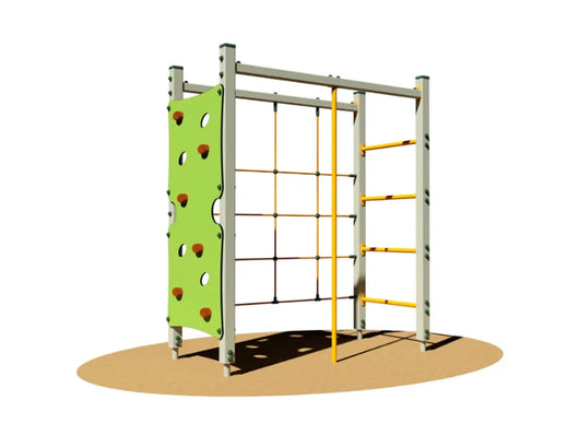 Palestrina Jenetix 714 Giochipark arrampicata rete pertica spalliera 100x210x245h