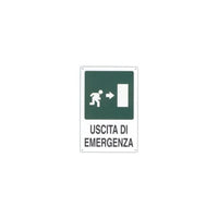 CARTELLO USCITA EMERGENZA DX 30X20