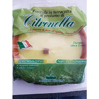 FIACCOLA IN TERRACOTTA ALLA CITRONELLA D.15XH3CM