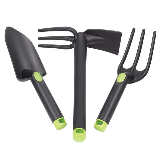 SET 3 ATTREZZI GIARDINAGGIO IN PLASTICA.