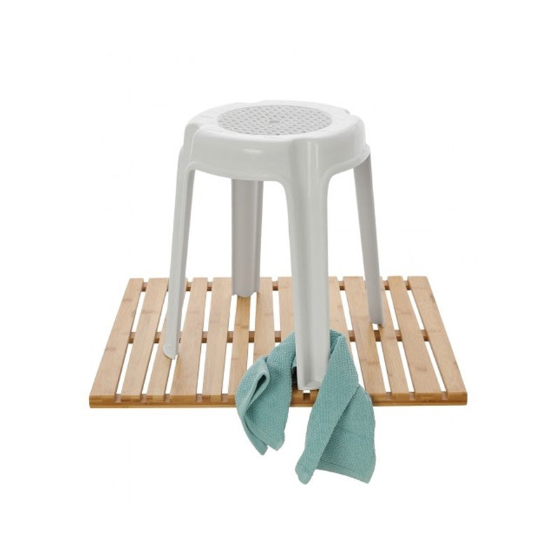 SGABELLO ROCKET 35XH45CM BIANCO IMPILABILE