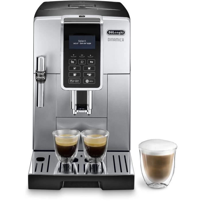 DELONGHI ECAM 350.35.SB Macinacaffè DINAMICA Screen 4 ricette - Argento