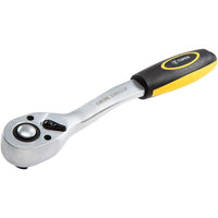 Topex 38d542 cricchetto con impu pugnatura curva 1/2, 255 mm ds