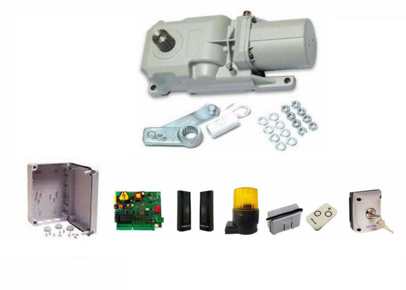 Kit completo interrato cancello battente 1 ANTA 500 Kg 230v FAAC GENIUS ROLLER