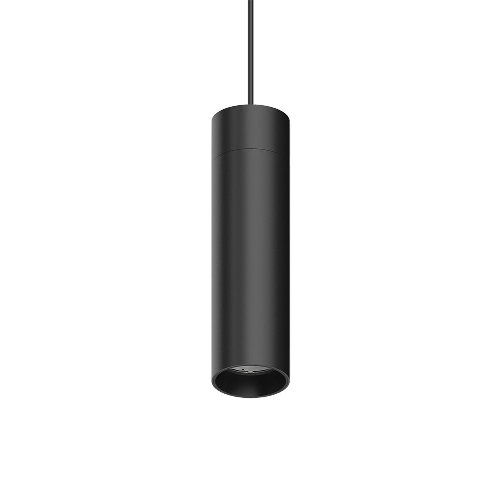 Pendente Per Binario Arca 21W 3000K Alluminio Nero Luce Calda
