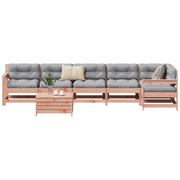 Set Divani da Giardino 7 pz in Legno Massello Abete Douglas 3250890