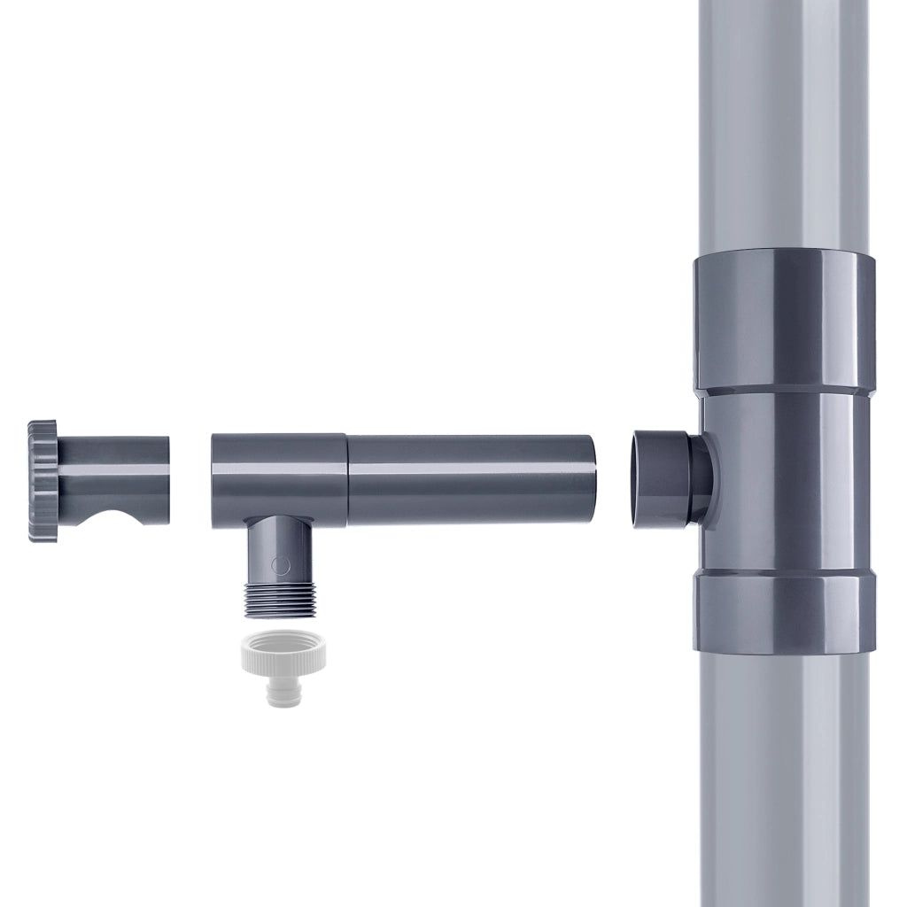 Collettore di acqua piovana KADAX con valvola di scarico da 80 mm