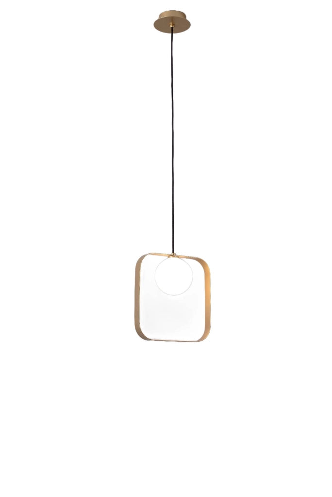 Lampada a sospensione Candellux TULA oro/bianco G9 140cm