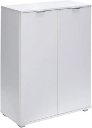 Deuba Armadietto cassapanca 71 x 101 x 35 cm, credenza per Camera da Letto, Cucina, Bagno, Bianco