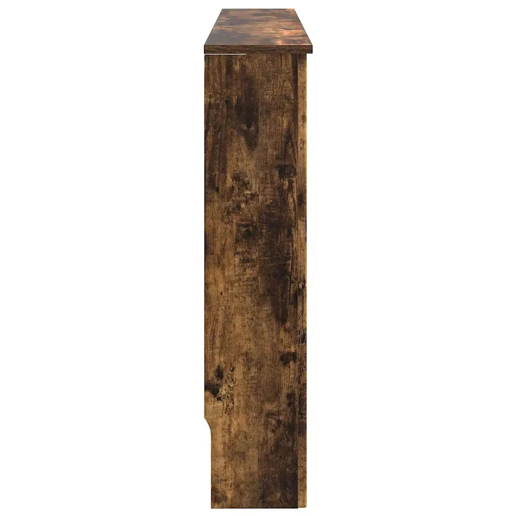 Copertura per radiatori Rovere fumé 112 x 19 x 81,5 cm