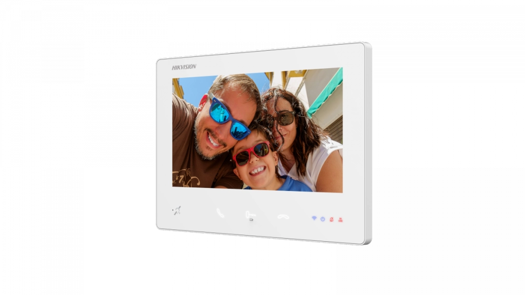 Kit videocitofono smart Hikvision per villa Bifamiliare con gestione da remoto via app Hik-Connect