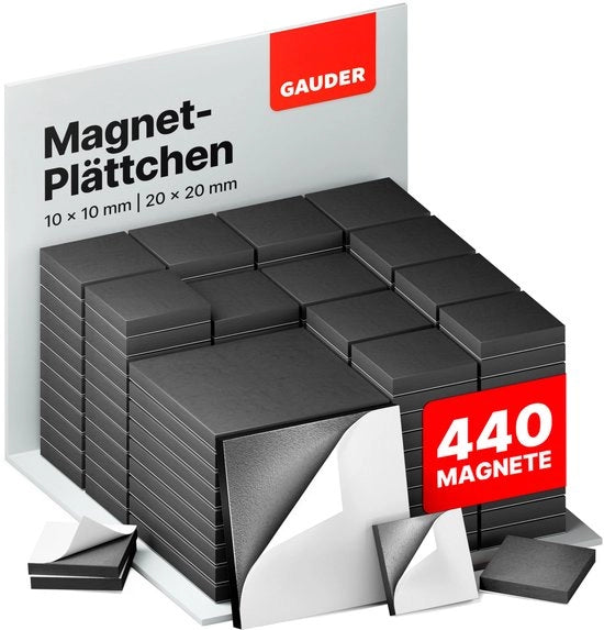 Tavole magnetiche adesive | 440x magneti adesivi | Magnetici per foto e altro | Magnetici da applicare adesivi