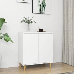 Credenza Bianca 103,5x35x70 cm in Legno Multistrato 806067