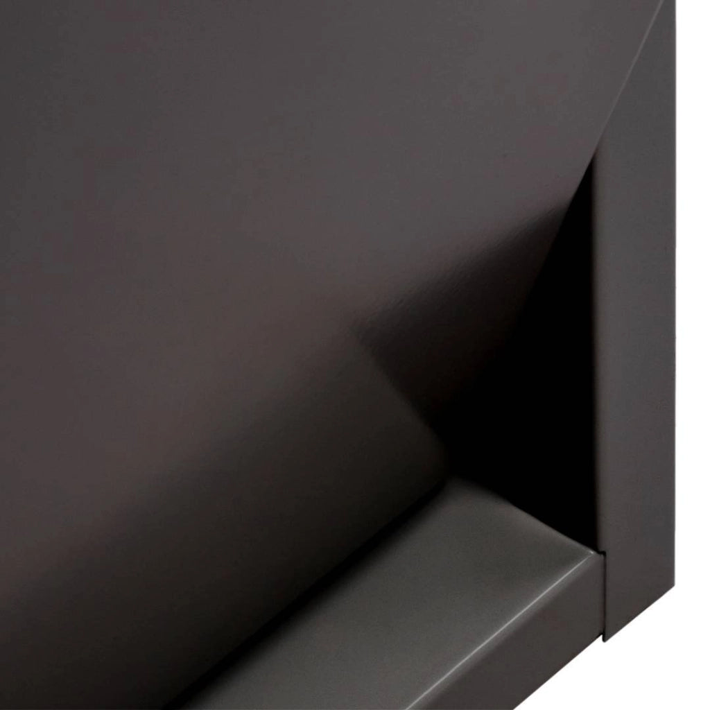 Contenitore per Rifiuti Anukhatun, Pattumiera Capacità 72 (18 per Secchio), 60x25x93h cm Nero