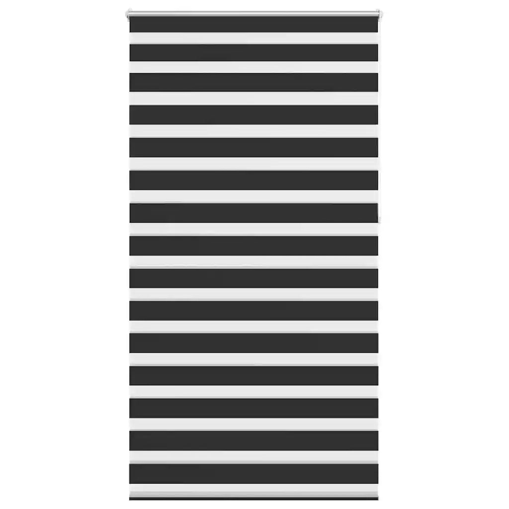 Tenda a rullo zebra 120,9x230 cm Tessuto Larghezza 116,7 cm nero 240220