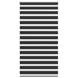 Tenda a rullo zebra 120,9x230 cm Tessuto Larghezza 116,7 cm nero 240220