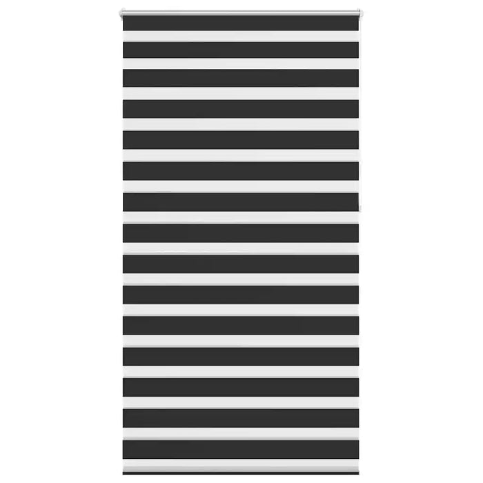 Tenda a rullo zebra 120,9x230 cm Tessuto Larghezza 116,7 cm nero 240220