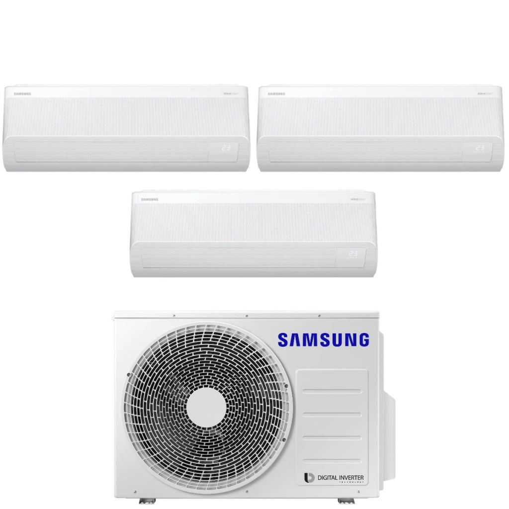 Condizionatore Samsung Trial Split WINDFREE AVANT S2 9+9+18 con AJ080TXJ4KG R-32 Wi-Fi Integrato