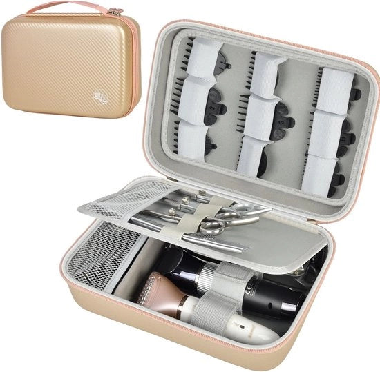 Organizzatore per cosmetici - Kit per la cura della pelle - Visagista - Cosmetica Organizer - Oro