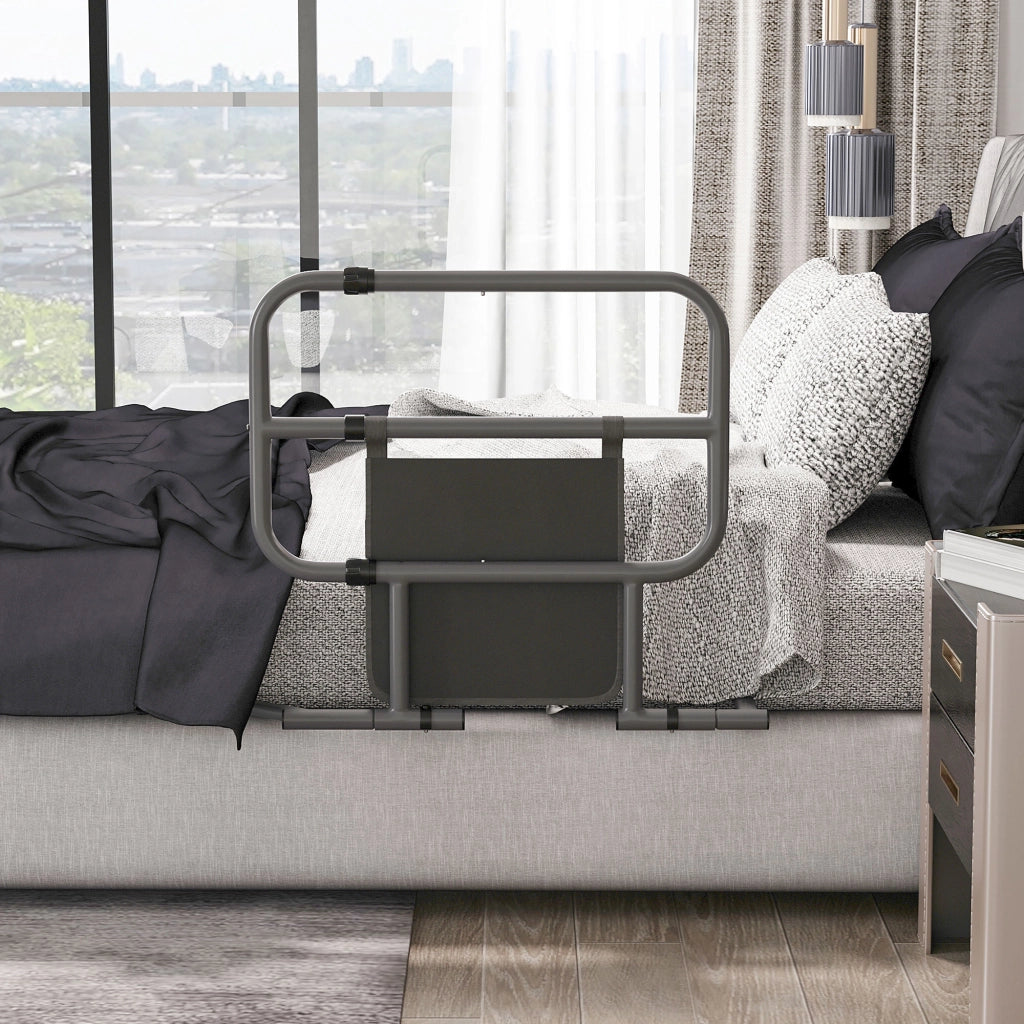 Letto Singolo Grigio con Cassetto ¨C Minimal ¨C 61x66x55 cm