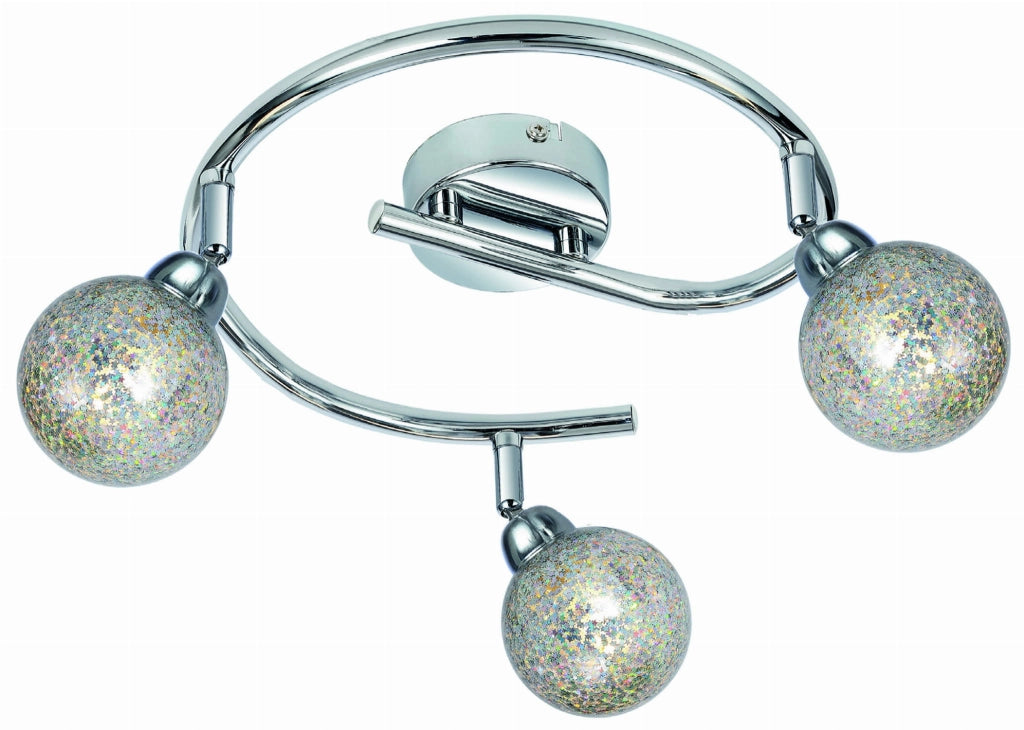 Plafoniera Candellux Kaleidoscope 98-61577 cromo 45cm 3xG9