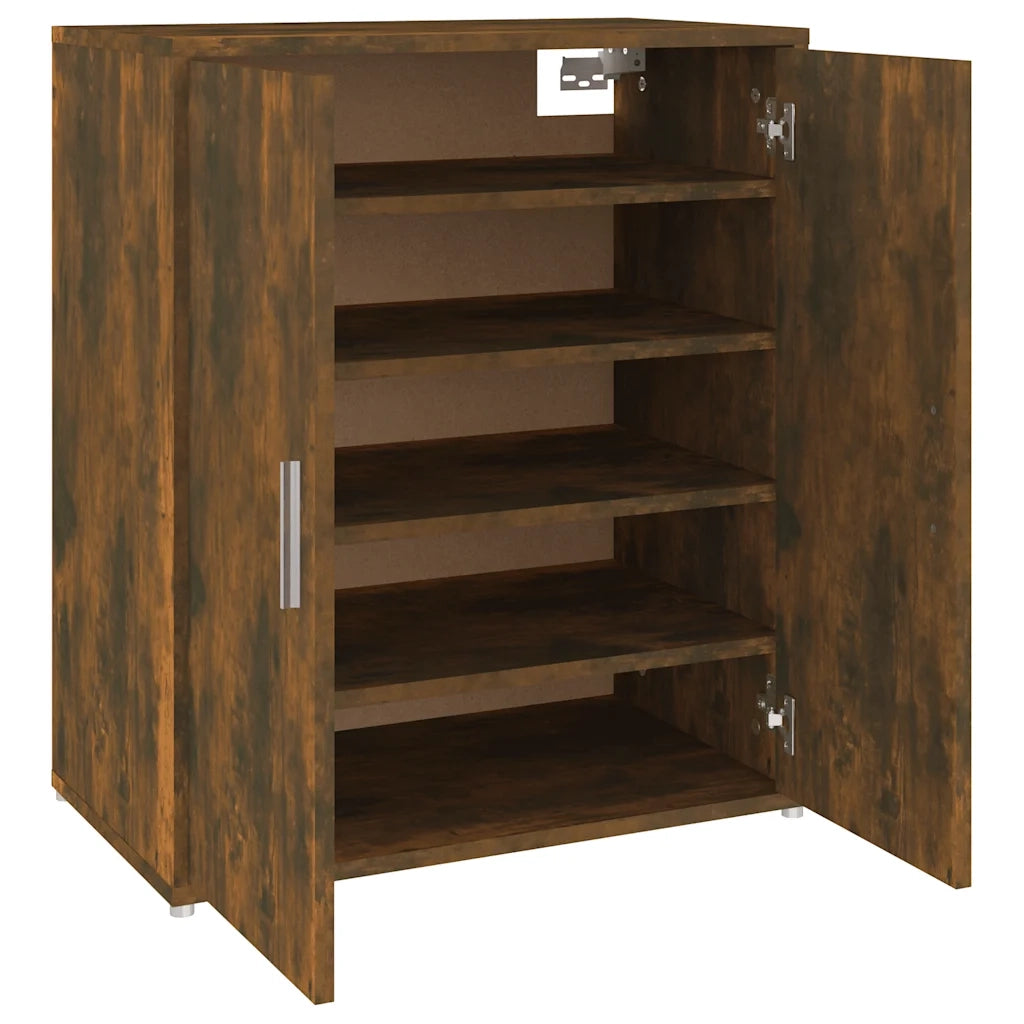 Scarpiera Rovere Fumo 60x35x70 cm in Legno Multistrato cod mxl 41370